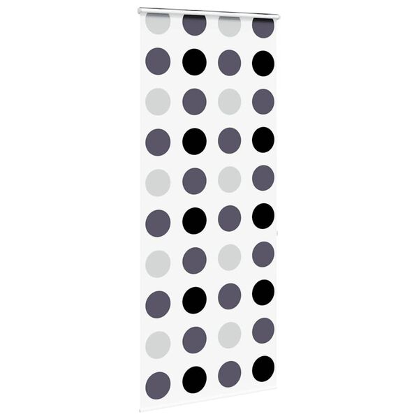 vidaXL Store enrouleur de douche avec cassette largeur du tissu 96 cm