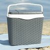 HI Glaci&egrave;re avec poign&eacute;e 24 L plastique anthracite