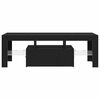 vidaXL Meuble TV Ch&ecirc;ne noir 120 x 35 x 40 cm Bois d'ing&eacute;nierie