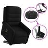 vidaXL Fauteuil inclinable de massage &eacute;lectrique Noir Tissu