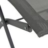 vidaXL Chaises de jardin pliables lot de 2 Acier et textil&egrave;ne