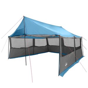 vidaXL Tente familiale Bleu 450 x 400 x 265 cm Polyester et Acier