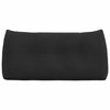 vidaXL Coussin de Dos Noir 100 x 24 x 50 cm Velours