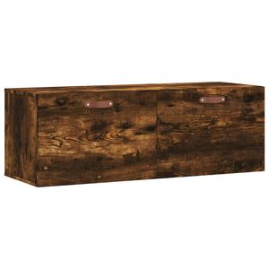 vidaXL Armoire murale Ch&ecirc;ne fum&eacute; 100x36,5x35 cm Bois d'ing&eacute;nierie