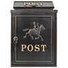 vidaXL Bo&icirc;te aux lettres murale Bronze 29 x 13 x 41 cm Aluminium coul&eacute;