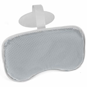Bestway Coussin de bain spa 2 pcs Gris 23 x 13 x 5 cm Acier et PVC