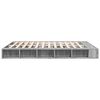 vidaXL Cadre de lit sans matelas sonoma gris 200x200 cm
