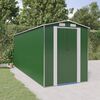 vidaXL Abri de jardin Vert 192x523x223 cm Acier galvanis&eacute;