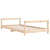 vidaXL Cadre de lit pour enfant 90x190 cm Bois de pin massif