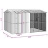 vidaXL Cage pour oiseaux Anthracite 430 x 310 x 247 cm Acier galvanis&eacute;