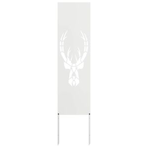vidaXL &Eacute;cran de confidentialit&eacute; de jardin Blanc 32 x 140 cm