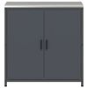 vidaXL Rangement de cuisine Anthracite 60 x 50 x 92 cm Acier