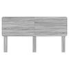 vidaXL T&ecirc;te de lit Gris Sonoma 180 cm Bois d'ing&eacute;nierie