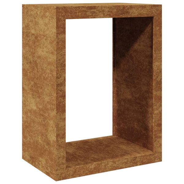 VidaXL &Eacute;tag&egrave;re &agrave; bois 60x40x80 cm acier r&eacute;sistant aux intemp&eacute;ries