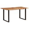 vidaXL Table de salle &agrave; manger 154x80x76 cm Bois d'acacia solide