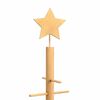 vidaXL Arbre de Noël en bois avec support Marron 210 cm Bambou