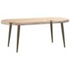 vidaXL Pieds de table basse coniques 4 pi&egrave;ces Acier naturel 30-31 cm Acier