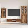 vidaXL Ensemble meuble TV FLORIN Bois ancien Bois d'ing&eacute;nierie