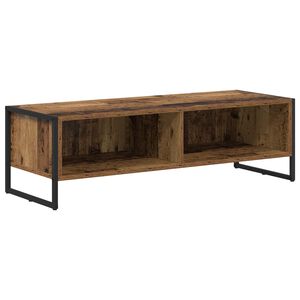 vidaXL Meuble TV 100 x 36,5 x 30,5 cm Bois Ancien Bois d'ing&eacute;nierie