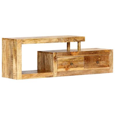 vidaXL Meuble TV 120x30x40 cm Bois massif de manguier