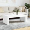 vidaXL Table basse blanc 102x50x36 cm bois d'ing&eacute;nierie