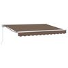 vidaXL Auvent r&eacute;tractable Taupe 3 x 2 m Polyester et Aluminium