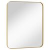 vidaXL Miroir mural Dor&eacute; 50x60 cm Rectangulaire