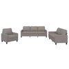 vidaXL Ensemble de canap&eacute;s 3 pcs avec coussins Taupe Tissu