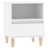vidaXL Tables de chevet 2 pcs Blanc 40x35x50 cm