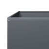 vidaXL Lit sur&eacute;lev&eacute; de jardin anthracite 100x100x33,5 cm acier