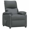 vidaXL Fauteuil inclinable Gris fonc&eacute; Tissu