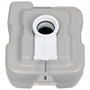 vidaXL Toilette portable de camping Gris 20+10 L