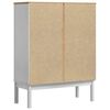 vidaXL Buffet FLORO Blanc 70 x 30 x 70,5 cm Bois de Pin Massif