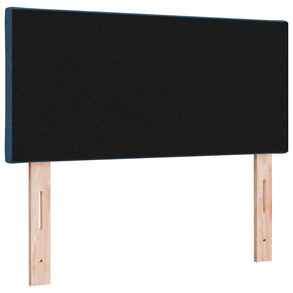 vidaXL T&ecirc;te de lit avec t&ecirc;te de lit Bleu 100 cm Cuir synth&eacute;tique