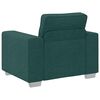 vidaXL Canap&eacute; Vert fonc&eacute; 100 x 80 x 82 cm tissu