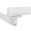 vidaXL Cadre de store r&eacute;tractable manuel Blanc 4 x 2 m Aluminium