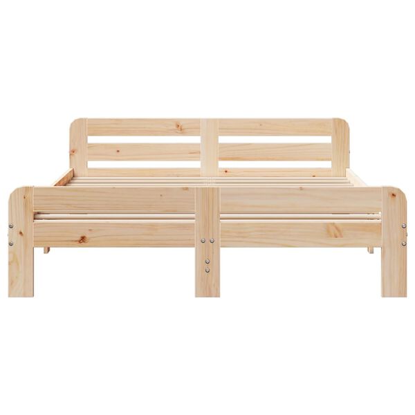 vidaXL Cadre de lit sans matelas 160x200 cm bois massif de pin