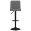 vidaXL Tabourets de bar lot de 2 gris foncé velours