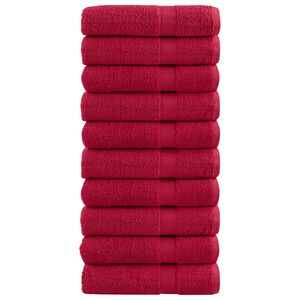 vidaXL Serviettes de bain de qualit&eacute; sup&eacute;rieure SOLUND 10 pcs 600g/m&sup2;