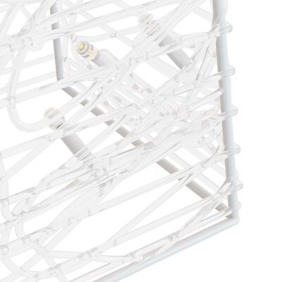 vidaXL Cône lumineux décoratif à LED Acrylique Blanc froid 120 cm