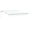 vidaXL Auvent r&eacute;tractable Blanc 300 x 250 cm Toile et Aluminium