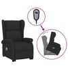vidaXL Fauteuil de massage Noir Tissu