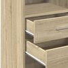 vidaXL Buffet haut ch&ecirc;ne sonoma 45x42,5x124 cm bois d'ing&eacute;nierie