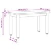 vidaXL Table basse Sonoma 60 x 30 x 36 cm Bois d'ing&eacute;nierie