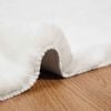 vidaXL Tapis en Fourrure Synth&eacute;tique de Lapin Olite Blanc 120 x 120 cm