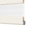 vidaXL Store z&egrave;bre beige marbr&eacute; largeur du tissu 115,9 cm polyester