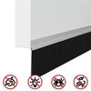vidaXL Brosses de porte adh&eacute;sives 12 pcs Argent 100 cm