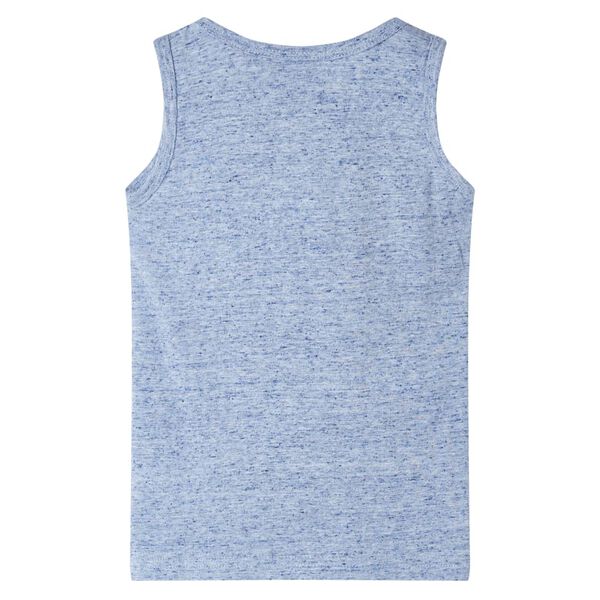 D&eacute;bardeur enfant m&eacute;lange bleu 128