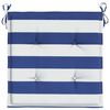 vidaXL Coussins de chaise de jardin lot de 2 40x40x4 cm tissu