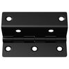vidaXL Charni&egrave;re 12 pcs Noir 38 x 17 x 60 mm Fer